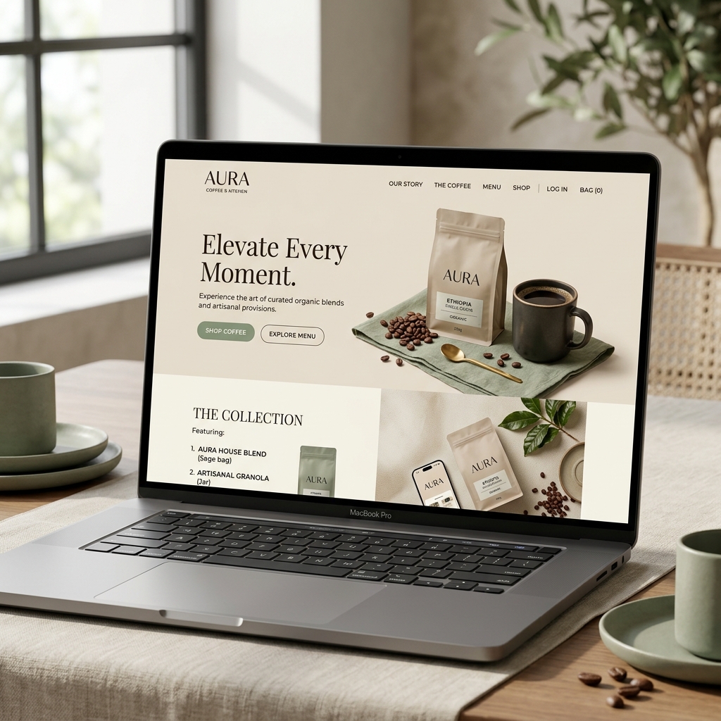 Landing page chuyển đổi cho thương hiệu F&B